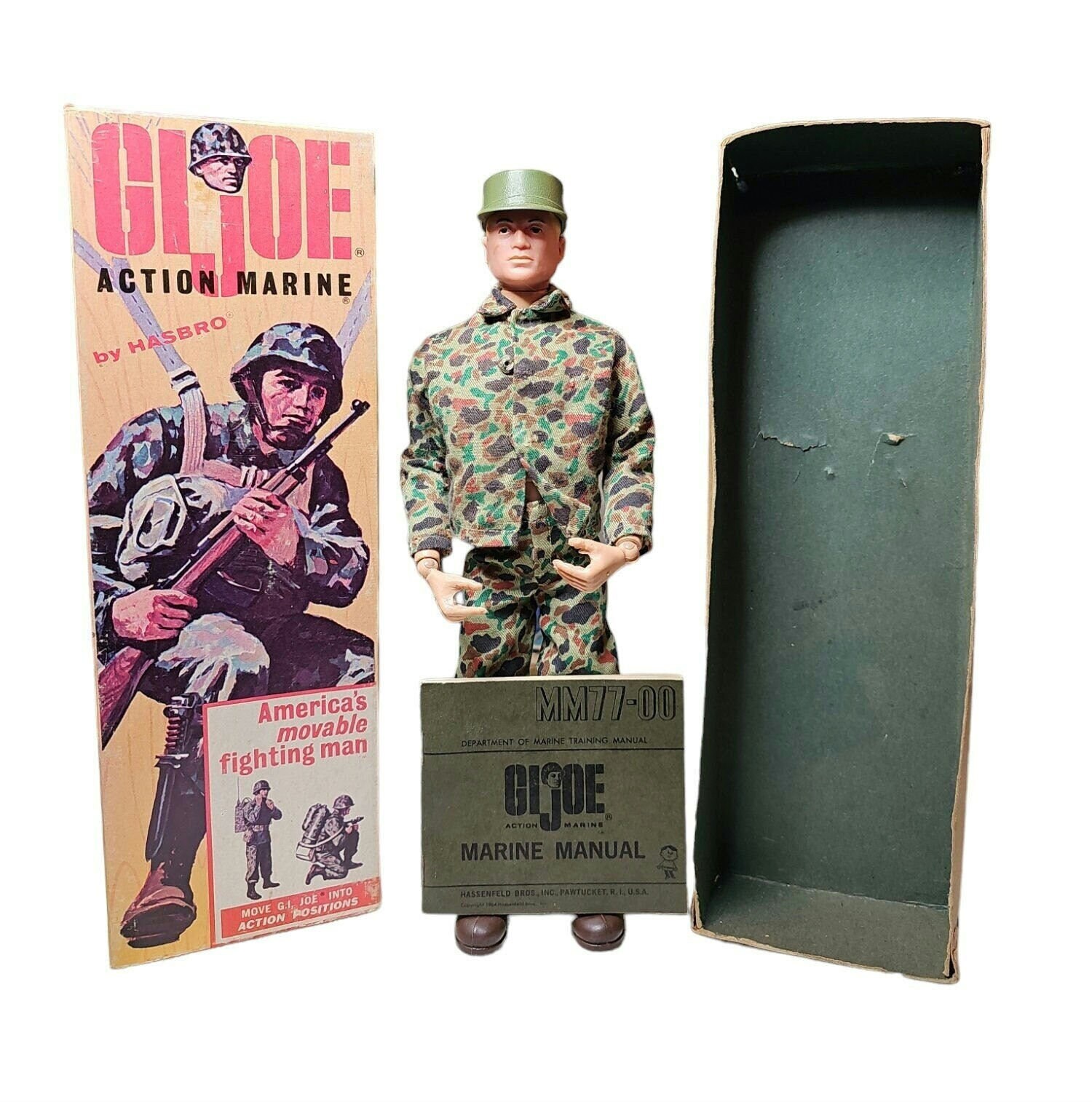 レア物　60年代　GIJOE（giジョー）アクションマリーン　当時物　オリジナル RARE ORIGINAL VINTAGE 1960's HASBRO G.I. JOE ACTION SOLDIER