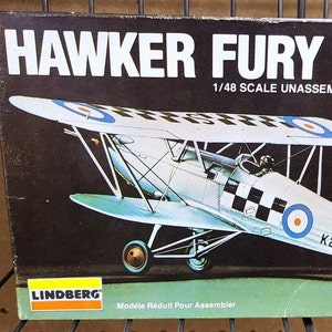 Lindberg- Hawker Fury Model Airplane Model Kit