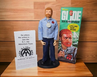 Vintage-Hasbro 1970-1973-G.I. Joe "Sea Adventurer" with Original Outfit