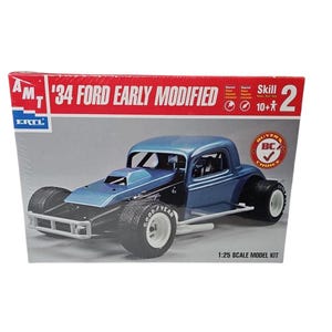 Kit de modelo de plástico &quot;34 Ford Early Modified&quot; novo e lacrado da AMT/ERTLE