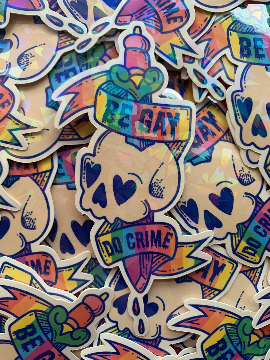 Be Gay Do Crime Sticker - Etsy