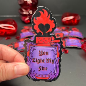 You Light My Fire Lighter Sticker