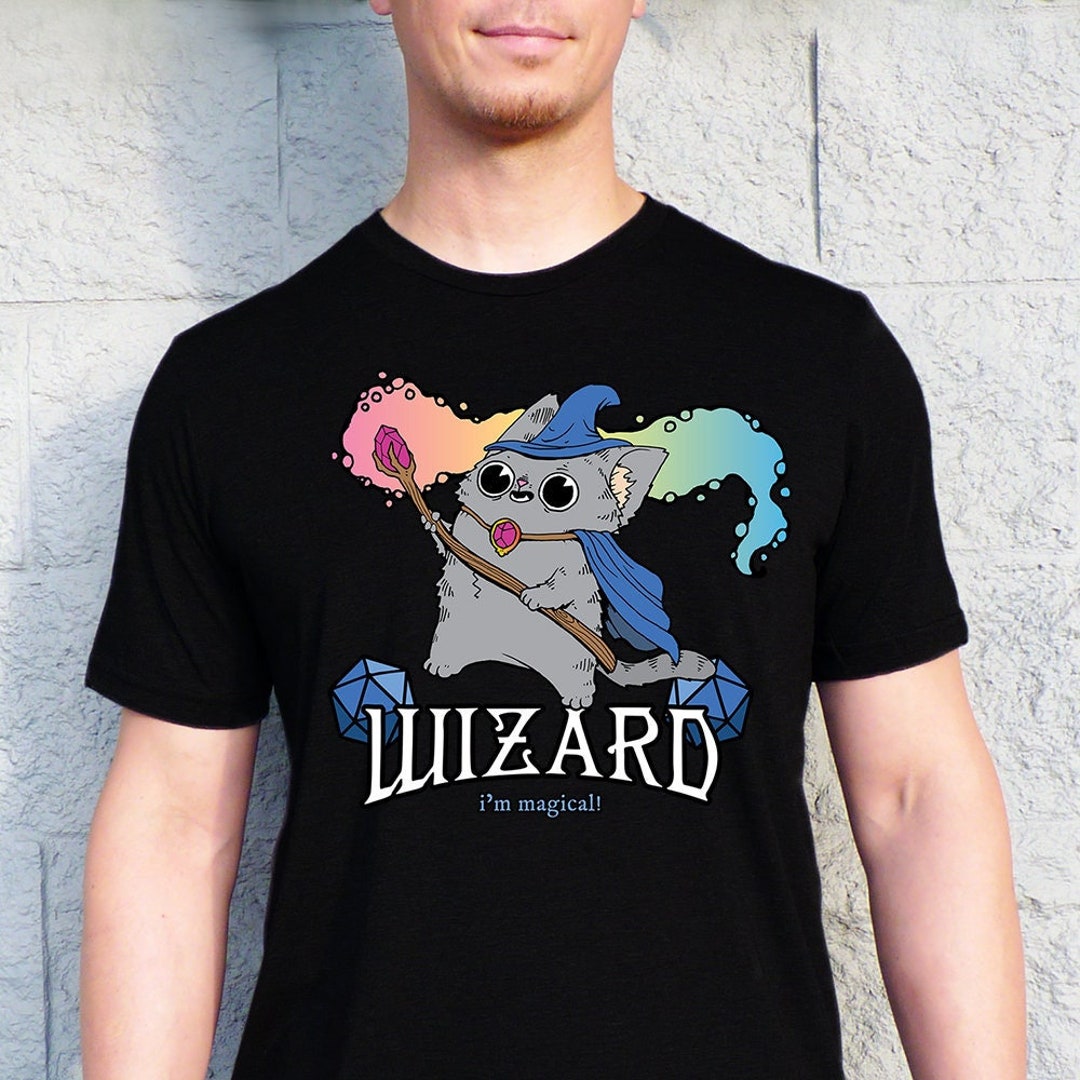 Wizard Class Tshirt, Dnd Shirt, Dnd Gifts for Players, Role Playing ...