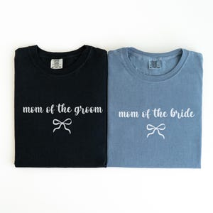Mother of the Groom Gift, Comfort Colors Shirt, Mother of the Bride Shirt, Bridal Party Shirts, Custom Wedding Gift, Gift for Mom