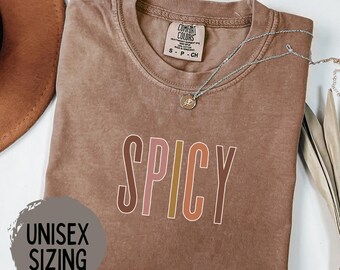 Spicy Shirt, Funny Shirts, Extra Spicy Tee, Sarcastic Sassy Shirt, Gift for Her, Spicy Crewneck Varsity, Cozy Tee