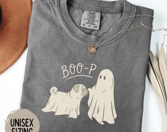 Pug Fall Shirt Comfort Colors Tee Pug Halloween Shirts Pugoweenie Dog Horror Pug Mama Shirt Pugkin Gift Black Pug Gift for Dog Lover