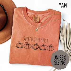 Speech Therapy Shirt Comfort Colors Shirts Speech Therapist Halloween Tee Halloween Slp Shirt Slap Speech Pathologist Gift