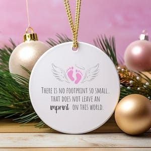 Miscarriage Ornament Infant Loss Baby Loss Ornament Memorial Sympathy Gift Baby Memorial Custom Stillbirth Keepsake Gift for Christmas
