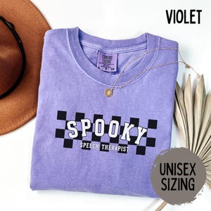 Speech Therapy Shirt Comfort Colors Shirts Speech Therapist Halloween Tee Halloween Slp Shirt Slap Speech Pathologist Gift