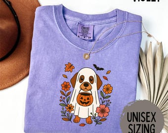Dachshund Halloween Shirt Comfort Colors Dog Mom Shirts Floral Dachshund Mom Gift Doxie Wiener Dog Tee Halloweenie Gift for Dog Mom