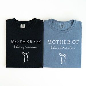 Mother of the Groom Gift, Comfort Colors Shirt, Mother of the Bride Shirt, Bridal Party Shirts, Custom Wedding Gift, Gift for Mom