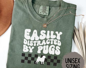 Pug Mom Shirt, Pug Mama Gift, Pug Lover Shirt, Dog Mom Gift, Comfort Colors Shirt, Dog Owner Gift, Funny Pug Shirt, Pug Lover Gift, Dog Tee