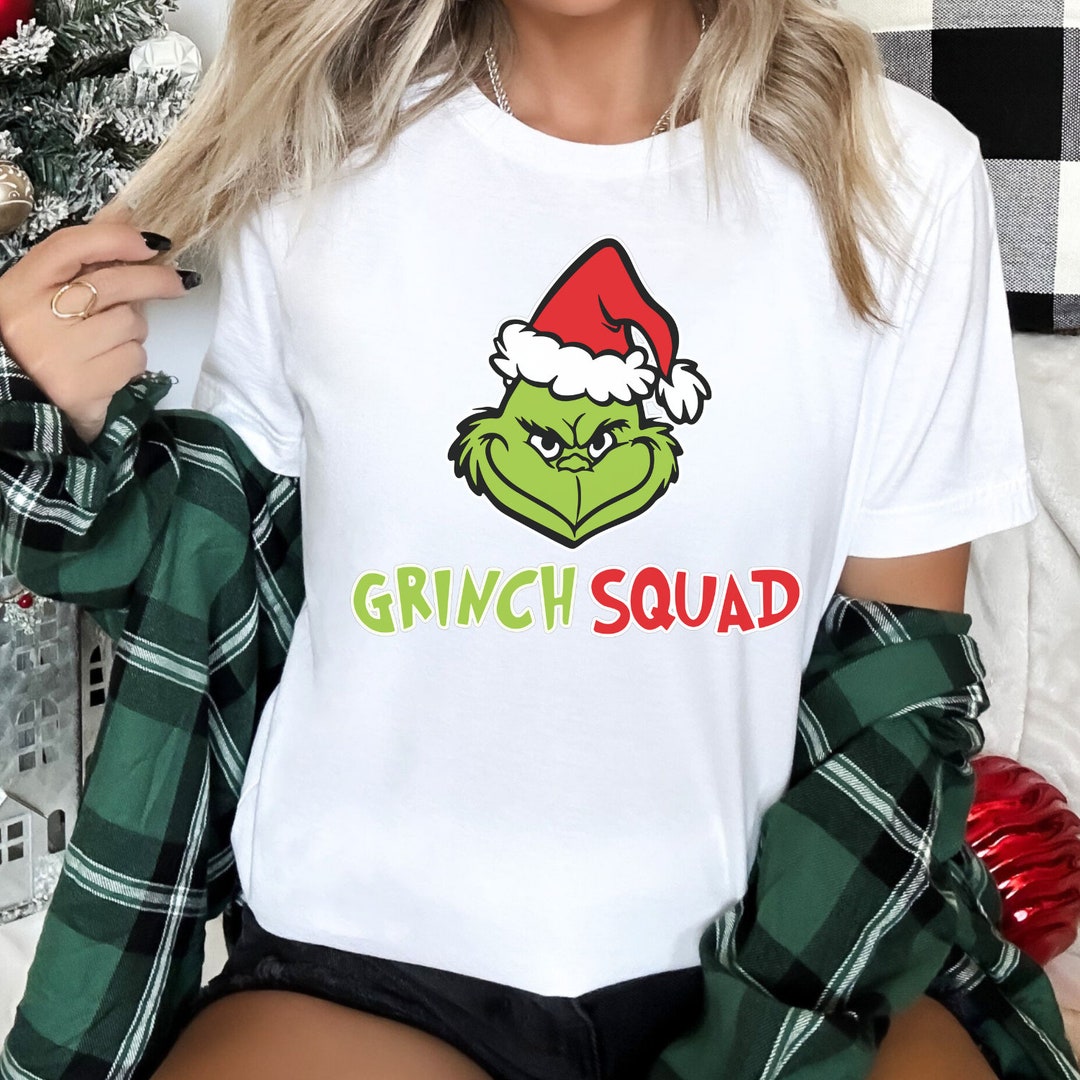 Grinch Family Shirt Personalization Grinch Tshirt Grinch Squad - Etsy