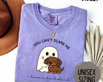 Dachshund Halloween Shirt Comfort Colors Dog Mom Shirts Funny Dachshund Mom Gift Doxie Tee Wiener Dog Tee Halloweenie Gift for Dog Mom