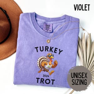 Trot Squad Fall Shirt Comfort Colors Shirts Thanksgiving Family Turkey Trot Tshirt Fun Run Thanksgiving Tee Gift for Mom
