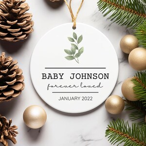 Miscarriage Ornament Infant Loss Baby Loss Ornament Memorial Sympathy Gift Baby Memorial Custom Stillbirth Keepsake Gift for Christmas