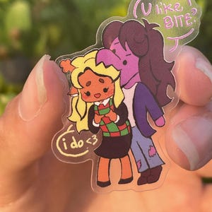 Suselle Chibi Bite Sticker (CLEAR)
