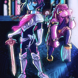 Fun Gang in Cyber City (4 x 6 in. PRINT)