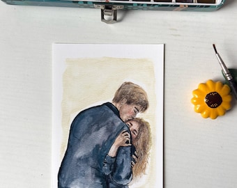 Claire and Gibsie A5 Art Print | Boys of Tommen Inspired Art