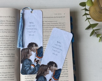 Hannah and Garrett Double Sided Bookmark | Off Campus Inspired Art | Bookish Gift