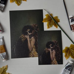 Jude i Cardan A5, wydruk artystyczny fantasy | Sztuka inspirowana ludem powietrza