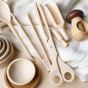 Kids wooden sensory set, wooden sensory box with tools, wooden sensory bin tools, wooden sensory bin trays, wooden sensory tools, sensory
