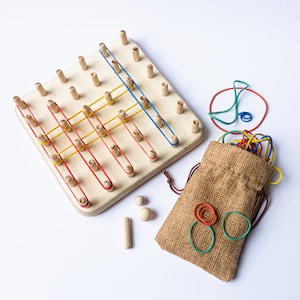 Geoplan Geoboard Montessori Wood Toys