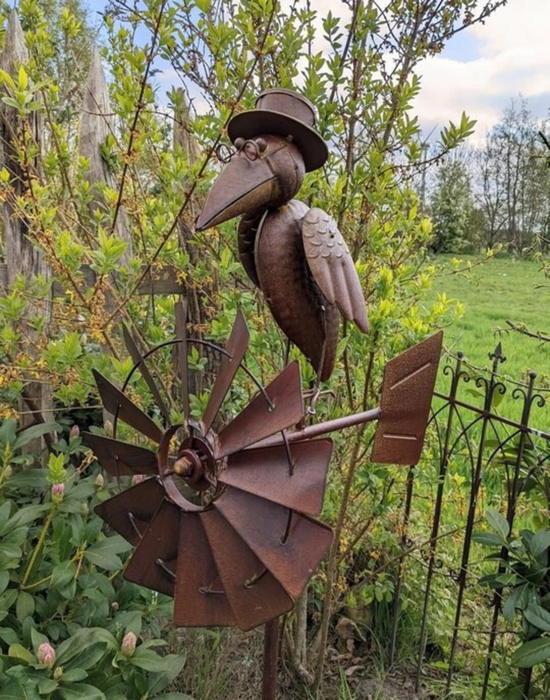 Wind Turbine / Weather Vane Raven DR1621 Etsy