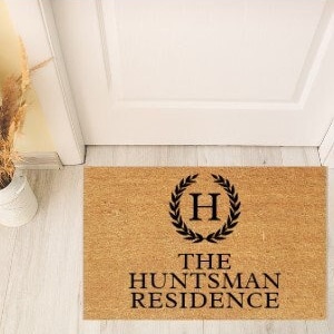 Custom Doormat, Personalised Doormat, Welcome Doormat, Last Name Mat, Front Door Mat, Porch Decor, Coir Doormat, Hamptons Doormat, Hamptons