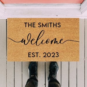 Custom Doormat,  Personalised Doormat, Welcome Doormat, Last Name Mat, Monogram Doormat, Front Door Mat, Porch Decor, Big Doormat, Doormat