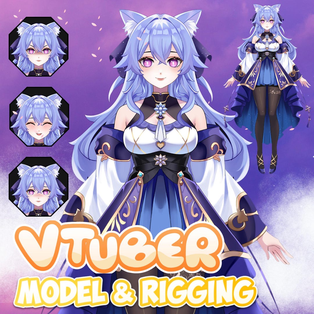 Custom Vtuber Model Vtuber Model Design Live2d Vtuber Model Live2d Vtuber Design Anime Vtuber Avatar Design for Streaming & Rigging - Etsy Japan