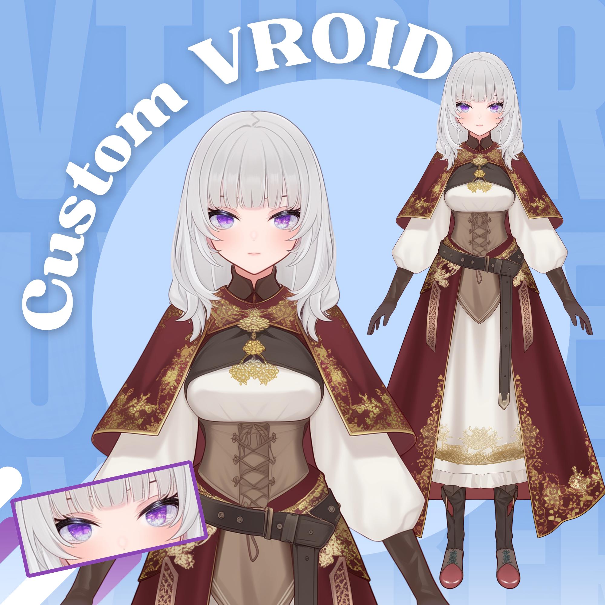Custom 3D Vtuber Avatar: Anime Style Vroid Model Commission - Etsy