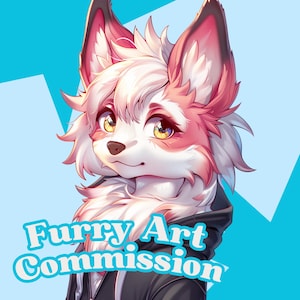 Furry Art Commission | Custom Pfp | Headshot Anime Furry Profile Picture | Furry Icon Sketch | Fursona Commission | Anime Furry