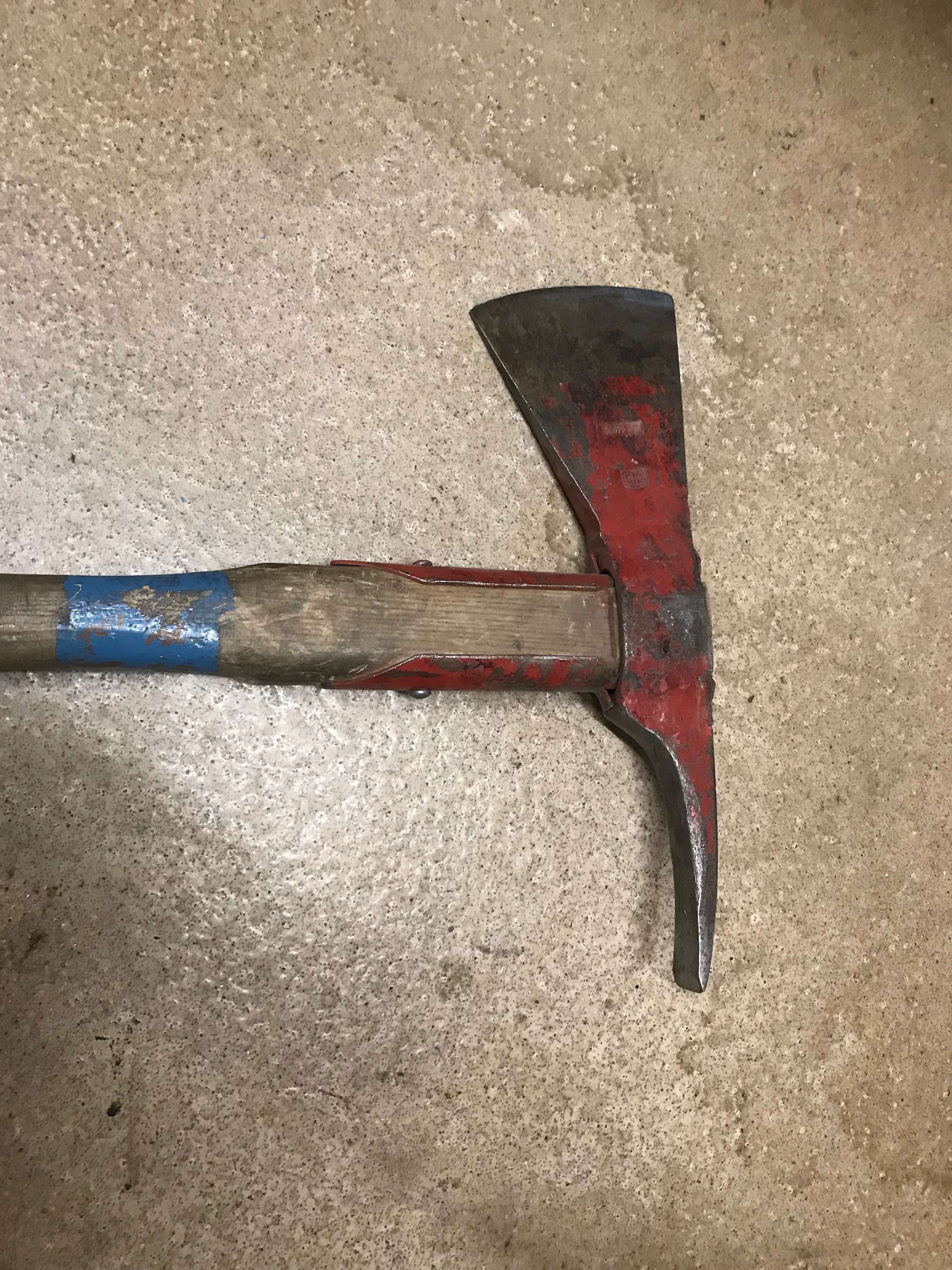 Firefighter axe, fire department.upcycling, axe.J.Wiebelhaus & Co