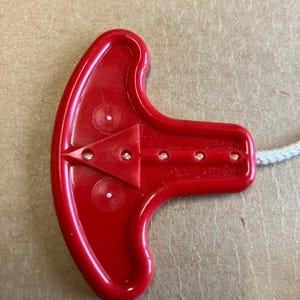 Keychain, life jacket, keychain made from an authentic life vest inflation pull. image 2