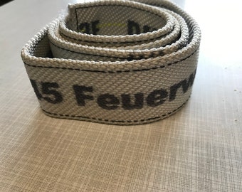 Feuerwehrschlauch,Schlauch,Feuerwehr,Gürtel, Einzelstück,Weihnachtsgeschenk,Upcycling