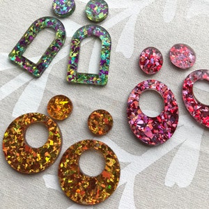 Laser Cut Acrylic Acrylic Earring Making Kit Acrylic Earring