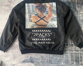 In The Attic Homme Reversible Fleece Bomber Jacket
