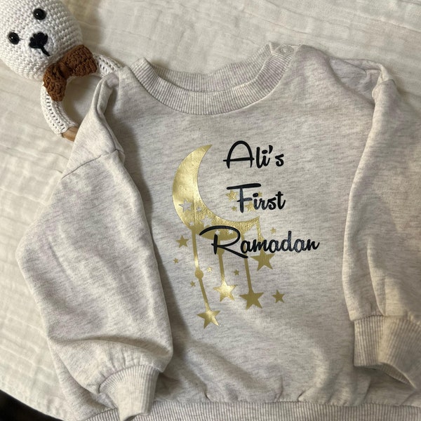 Baby sweatshirt „ First Ramadan“ - personalisiert