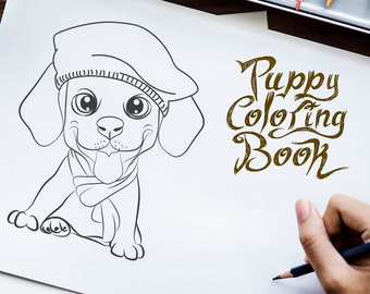 8500 Coloring Pages Cute Puppies  Best Free