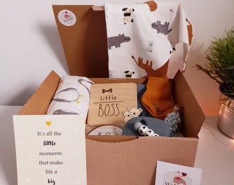 Baby / Newborn Geschenkdoos - Voor hem - Geschenkdoos - Cadeauset