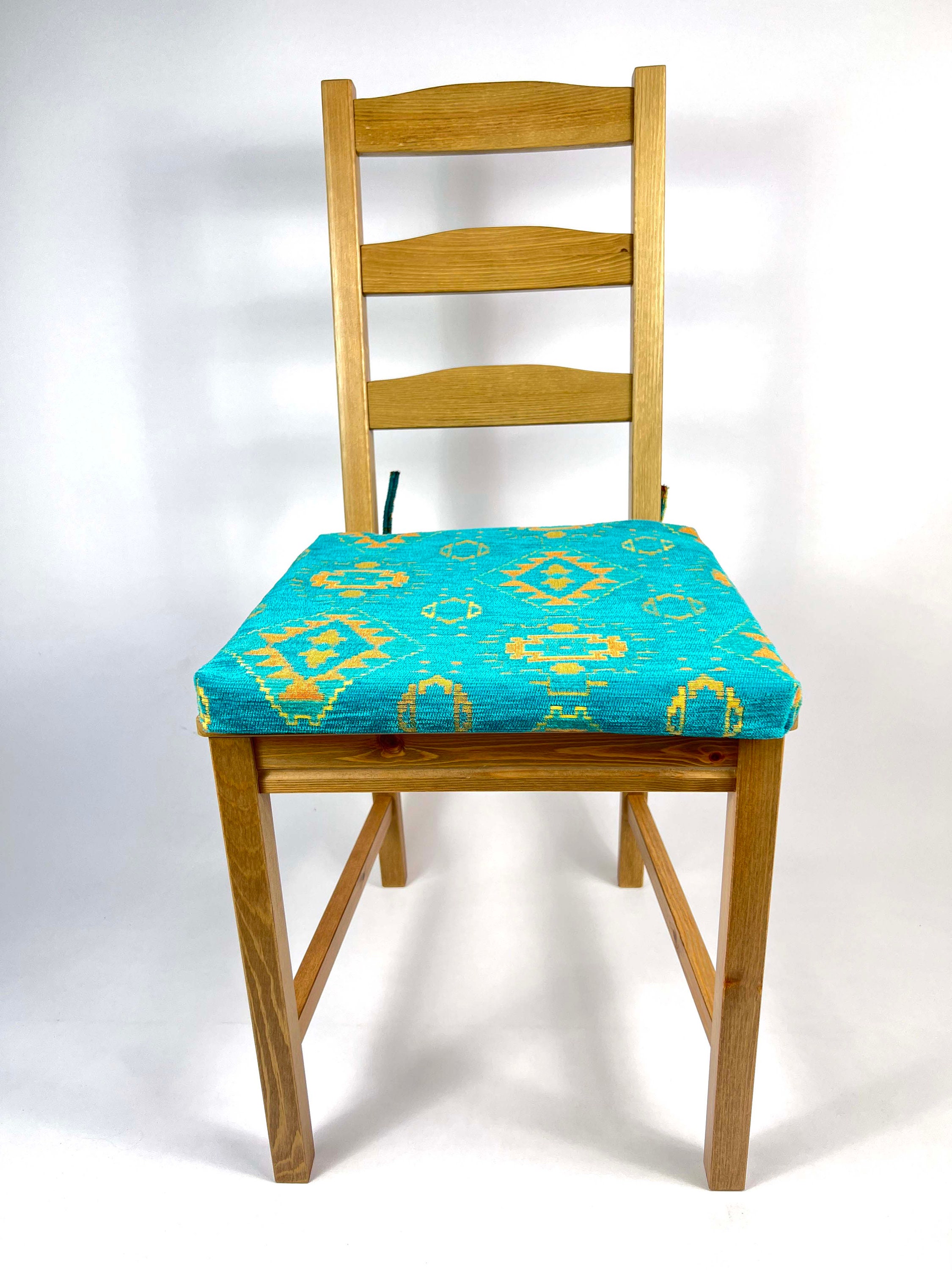 Kilim Designed Chair Cover Custom Made Chair Pad Ethnic Etsy