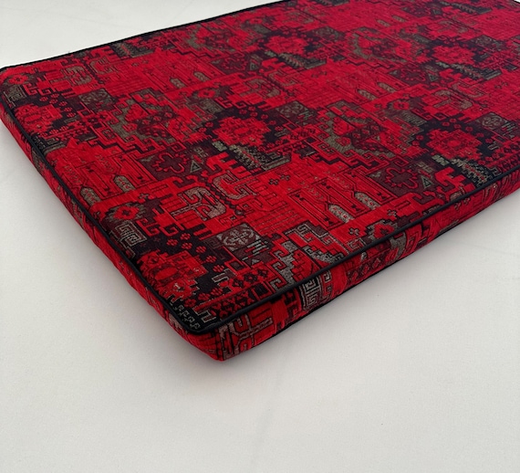Bench Cushion Cover, Kilim Patterned Cover, Custom Size Cover, Ethnic Cushion Cover, Seat Cushion Cover, Indoor Bench Cover, (Only Cover)