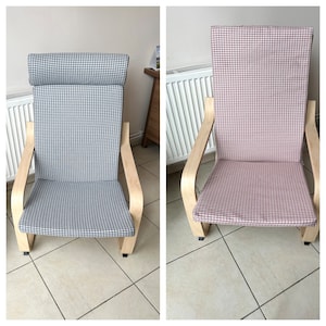 Poang Armchair Cover Custom Made Chair Cushion Poäng Seat Pads Cover Ikea Poang Chair Slipcover Armchair Upholstery Fabric ONLY COVER