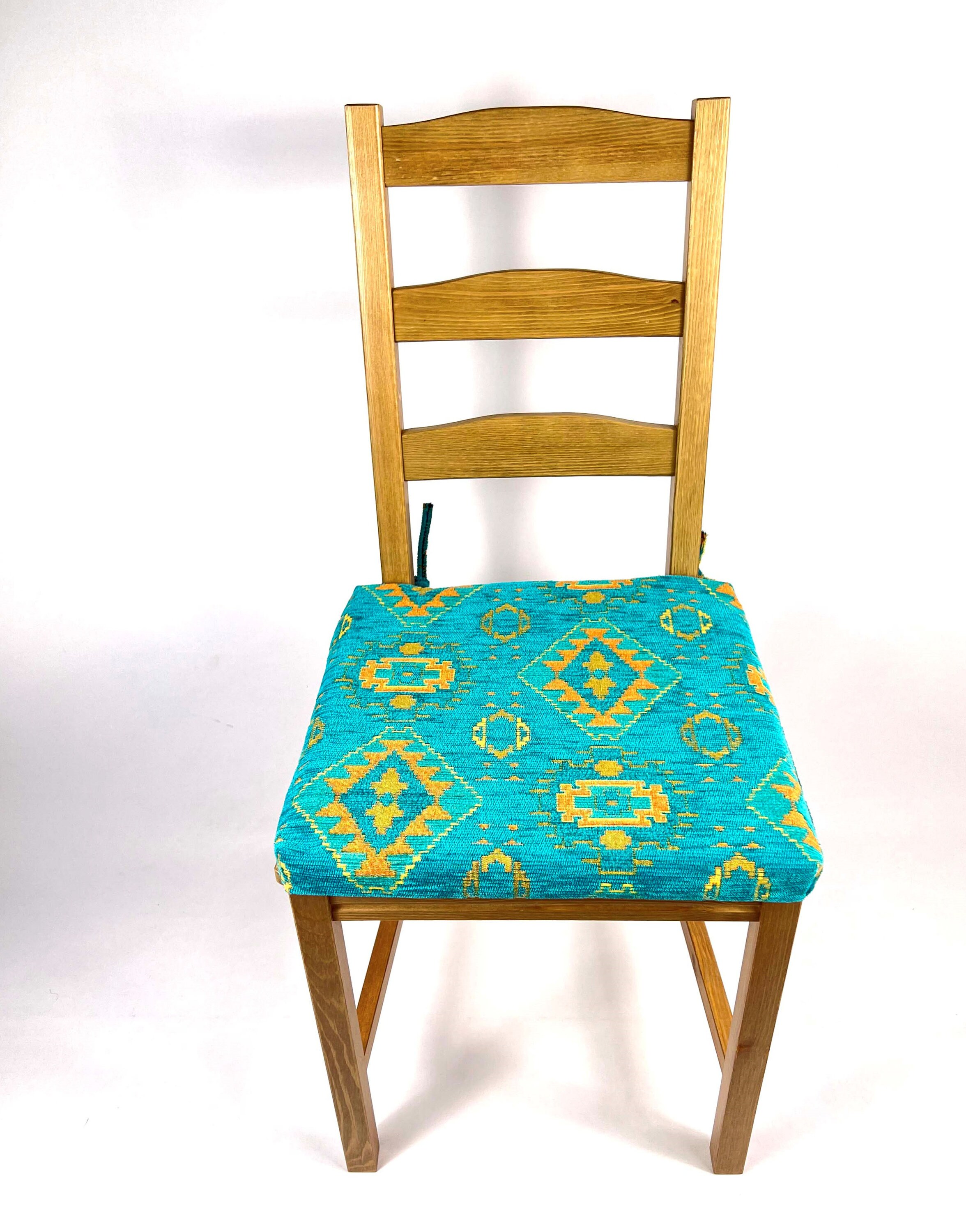 Kilim Designed Chair Cover Custom Made Chair Pad Ethnic Etsy