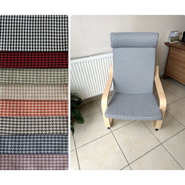 Housse de fauteuil Poang sur mesure Coussin de chaise Poäng Housse de chaise Ikea Poang Housse de fauteuil Tissu d'ameublement SEULEMENT