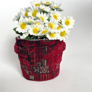 Flower Pot Cover, Planter Cover, Planter Basket, Indoor Planter, Ethnic Pot Cover, Custom Made Cover, Plant Pot Cover, Kilim Pot Cover