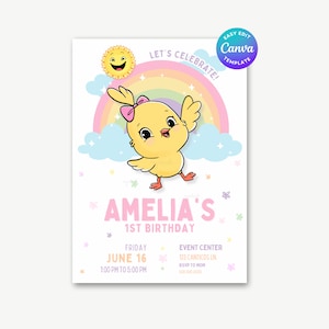 Canticos Invitation, Canticos, Invite Template, Canticos Fiesta, Canticos Birthday