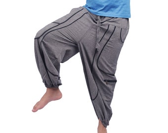 Free Size Gray Color - Super comfy light weight - Heavy Cotton - Breathable - Hippie design - perfect for outdoor - casual wear