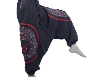 Super comfy &  light weight pants - Heavy Cotton - Breathable Pants- Hippie design - perfect for outdore - casual were pants